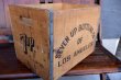 画像1: dp-260106-08 SEVEN UP BOTTLING CO. OF LOS ANGELS 7 Up / 1970's Wood Box