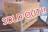 画像: dp-260106-08 SEVEN UP BOTTLING CO. OF LOS ANGELS 7 Up / 1970's Wood Box