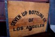 画像3: dp-260106-08 SEVEN UP BOTTLING CO. OF LOS ANGELS 7 Up / 1970's Wood Box