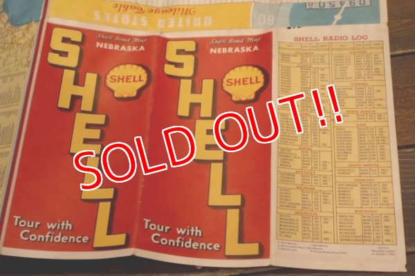 画像10: dp-240605-06 SHELL 1930's-1940's Road Map "NEBRASKA"