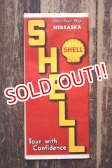 画像: dp-240605-06 SHELL 1930's-1940's Road Map "NEBRASKA"