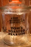 画像3: dp-251008-30 TOM'S TOASTED PEANUTS 1940's GLASS JAR