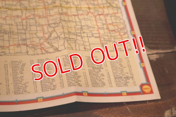 画像5: dp-240605-06 SHELL 1930's-1940's Road Map "NEBRASKA"