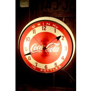 画像: dp-260106-11 Coca-Cola / Dualite 1950's Lighted Sign Clock