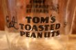 画像2: dp-251008-30 TOM'S TOASTED PEANUTS 1940's GLASS JAR