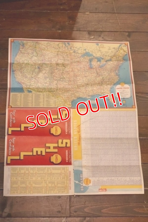 画像6: dp-240605-06 SHELL 1930's-1940's Road Map "NEBRASKA"
