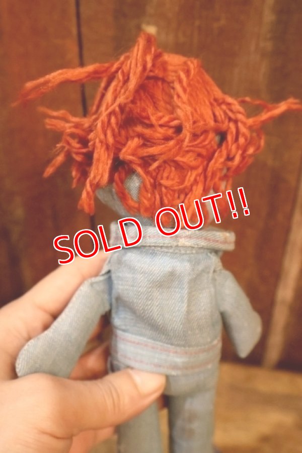 画像8: ct-251201-49 LEVI'S / Knickerbocker 1970's Denim Rag Doll Boy