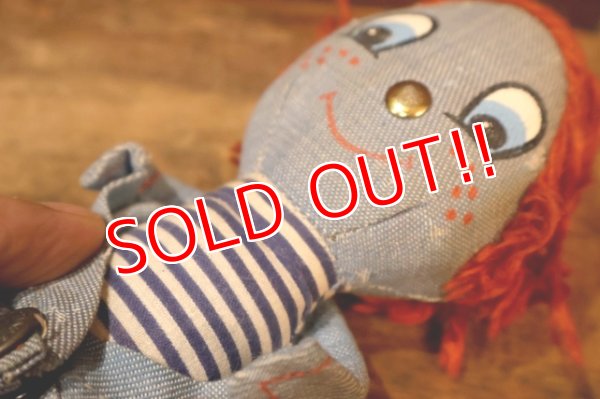 画像11: ct-251201-49 LEVI'S / Knickerbocker 1970's Denim Rag Doll Boy