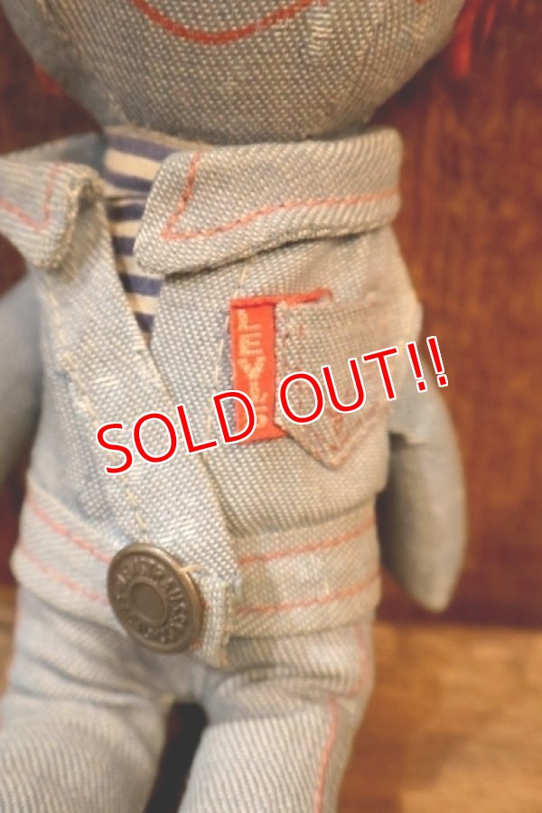 画像3: ct-251201-49 LEVI'S / Knickerbocker 1970's Denim Rag Doll Boy