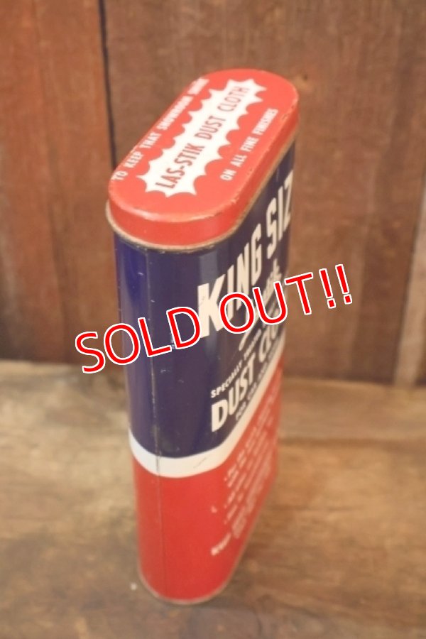 画像5: dp-260106-04 The Las-Stik Manufacturing Co. 1950's KING SIZE DUST CLOTH CAN