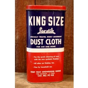 画像: dp-260106-04 The Las-Stik Manufacturing Co. 1950's KING SIZE DUST CLOTH CAN