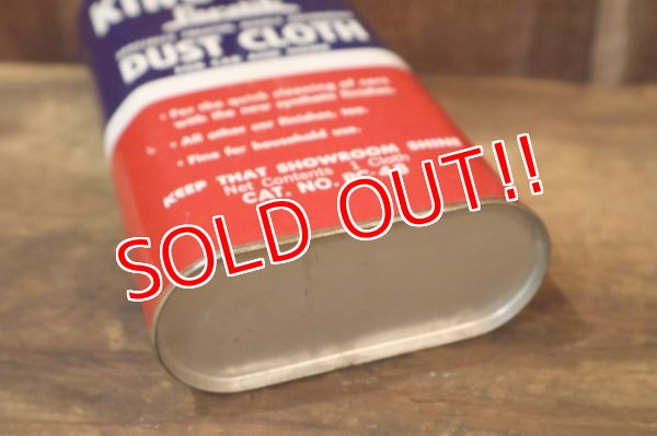 画像8: dp-260106-04 The Las-Stik Manufacturing Co. 1950's KING SIZE DUST CLOTH CAN