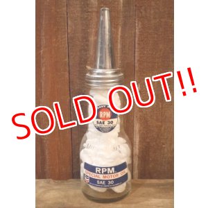 画像: dp-251008-87 STANDARD OIL COMPANY OF CALIFORNIA 1950's RPM SAE 30 MOTOR OIL BOTTLE