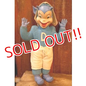 画像: ct-260106-27 Duke University 1950's-1960's Duke Blue Devils Rubber Face Doll