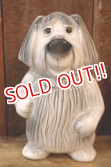 画像: ct-260106-03 FORD / 1950's-1960's Shaggy Dog Ceramic Coin Bank