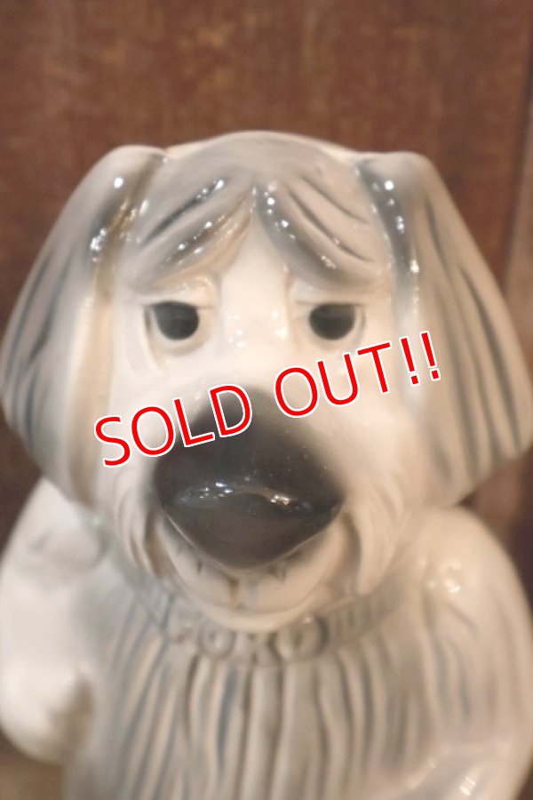 画像2: ct-260106-03 FORD / 1950's-1960's Shaggy Dog Ceramic Coin Bank