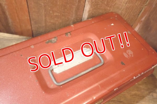 画像4: dp-260106-05 1970's? METAL TACKLE BOX 