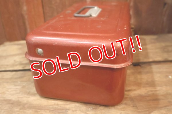 画像8: dp-260106-05 1970's? METAL TACKLE BOX 
