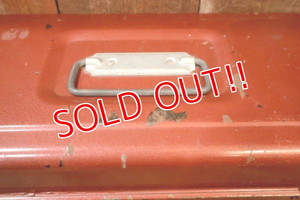 画像10: dp-260106-05 1970's? METAL TACKLE BOX 