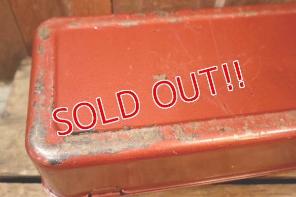 画像12: dp-260106-05 1970's? METAL TACKLE BOX 