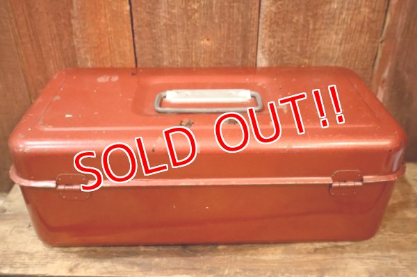 画像9: dp-260106-05 1970's? METAL TACKLE BOX 