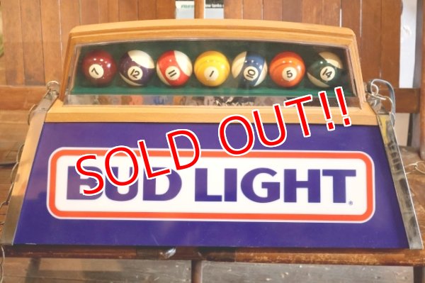 画像3: dp-260106-07 BUD LIGHT 1980's Pool Bar Light