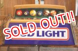 画像: dp-260106-07 BUD LIGHT 1980's Pool Bar Light