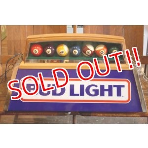 画像: dp-260106-07 BUD LIGHT 1980's Pool Bar Light