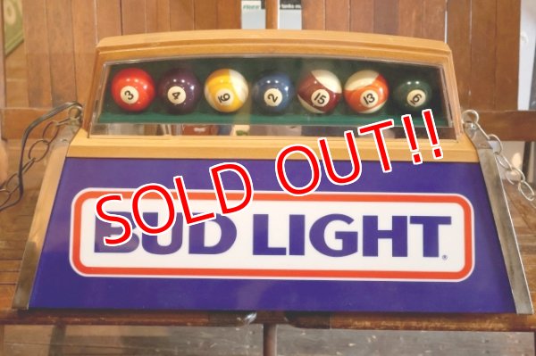 画像1: dp-260106-07 BUD LIGHT 1980's Pool Bar Light