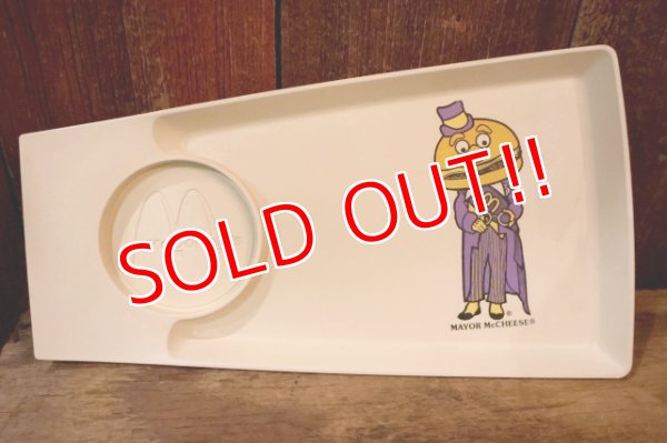 画像1: ct-260106-09 McDonald's / 1970's Plastic Food Tray "Mayor McCheese"
