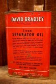 画像1: dp-251008-87 DAVID BRADLEY Cream SEPARATOR OIL ONE HARF GALLON CAN