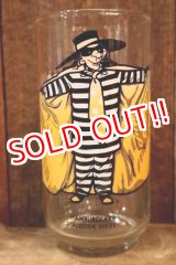 画像: gs-260106-02 McDonald's / 1970's Collector Series "Hamburglar" Glass