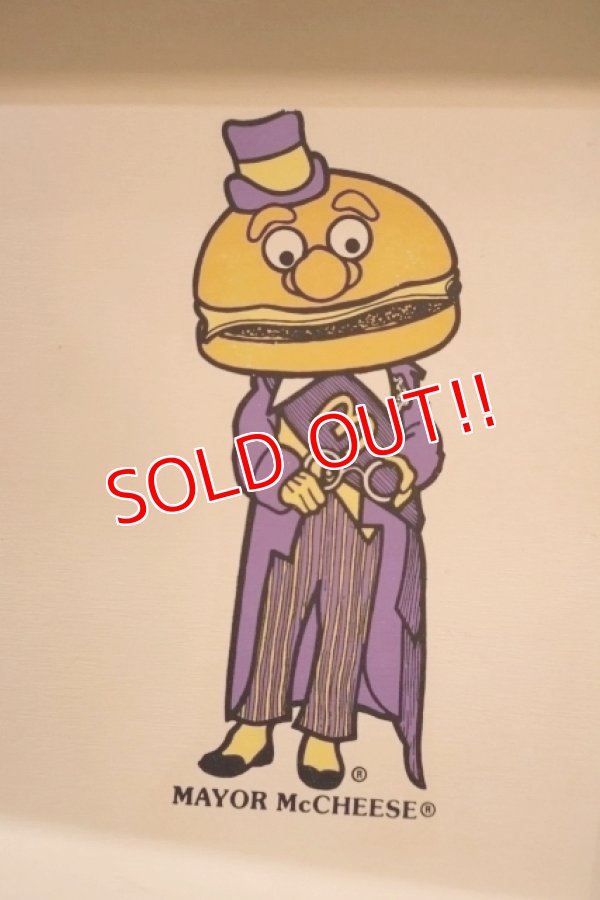 画像2: ct-260106-09 McDonald's / 1970's Plastic Food Tray "Mayor McCheese"