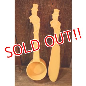画像: nt-250205-78 PLANTERS / MR.PEANUT 1990's Butter Knife &  Measuring Spoon