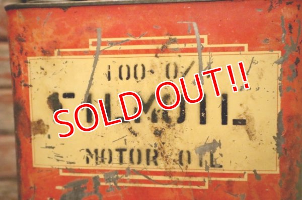 画像2: dp-240508-37 CATO OIL & GREASE CO. FILMOIL MOTOR OIL TWO U.S. GALLONS CAN