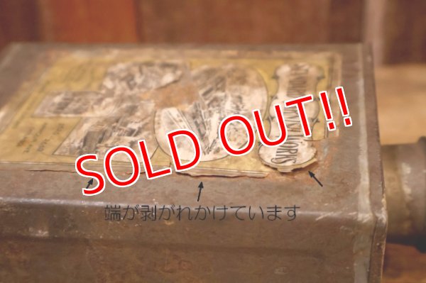 画像10: dp-251008-87 STANDARD VARNISH WORKS 1910's-1920's Auto-Car Light Red Rubbing Vanish Can