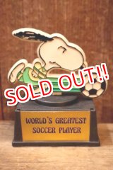画像: ct-251201-56 Snoopy / AVIVA 1970's Trophy " World's Greatest Soccer Player"