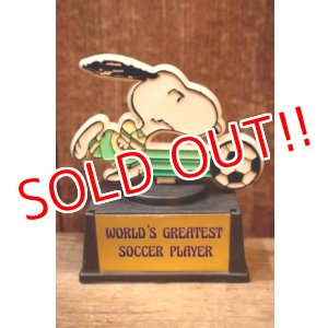 画像: ct-251201-56 Snoopy / AVIVA 1970's Trophy " World's Greatest Soccer Player"