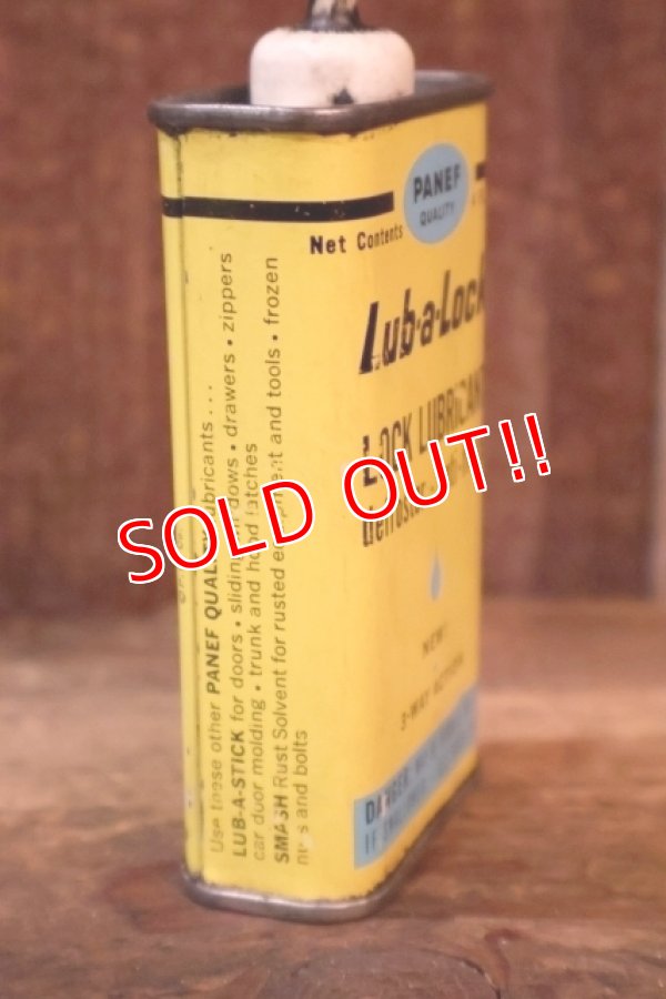 画像4: dp-251201-12 PANEF Lub-a-Lock LOCK LUBRICANT defroster anti-freeze Handy Oil Can