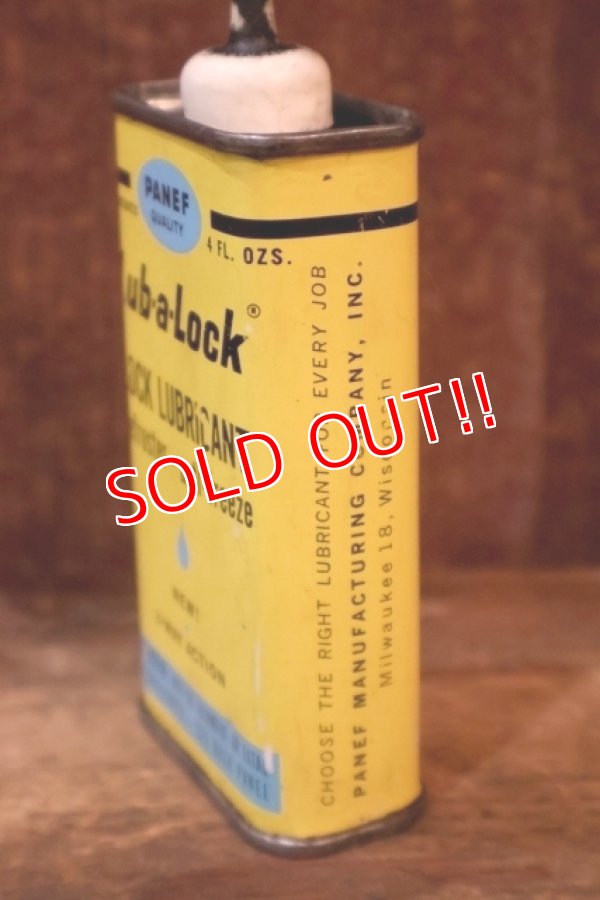 画像3: dp-251201-12 PANEF Lub-a-Lock LOCK LUBRICANT defroster anti-freeze Handy Oil Can