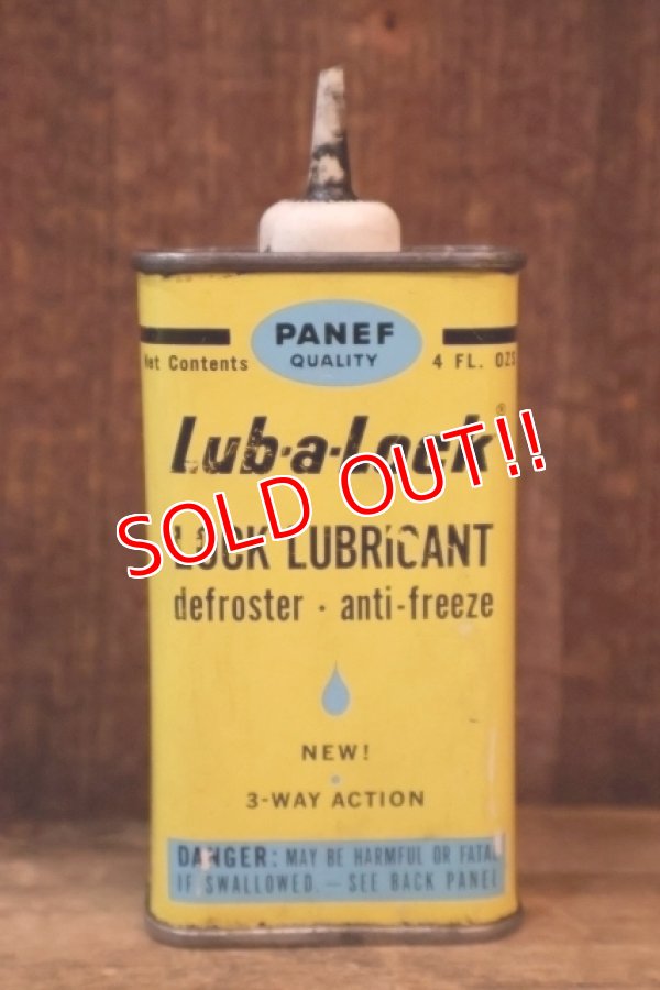 画像1: dp-251201-12 PANEF Lub-a-Lock LOCK LUBRICANT defroster anti-freeze Handy Oil Can