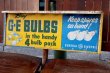 画像5: dp-260204-57 GENERAL ELECTRIC / 1940's-1950's GE BULBS W-sided Metal Sign