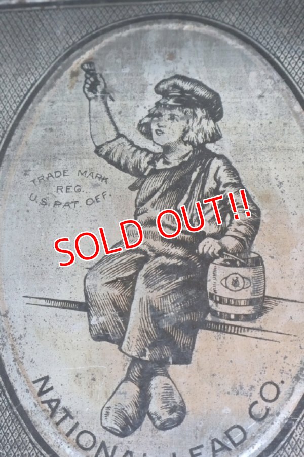 画像4: dp-260204-59 NATIONAL LEAD COMPANY 1920's-1930's PURE LINSEED OIL 38 POUNDS CAN