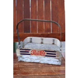 画像: dp-260204-23 PEPSI-COLA 1950's Metal Bottle Carrier