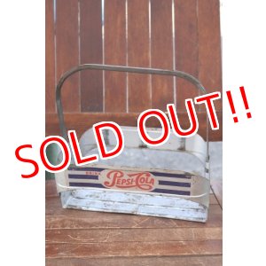 画像: dp-260204-23 PEPSI-COLA 1950's Metal Bottle Carrier