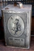 画像1: dp-260204-59 NATIONAL LEAD COMPANY 1920's-1930's PURE LINSEED OIL 38 POUNDS CAN