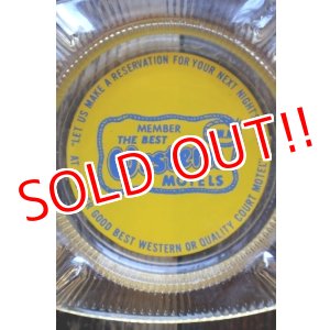 画像: dp-260204-60 THE BEST Western MOTELS VINTAGE GLASS ASHTRAY