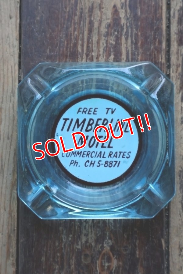 画像2: dp-260204-60 TIMBERLINE MOTEL VINTAGE GLASS ASHTRAY