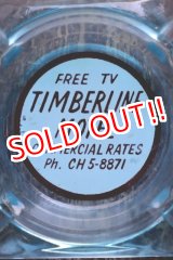 画像: dp-260204-60 TIMBERLINE MOTEL VINTAGE GLASS ASHTRAY