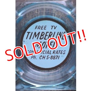 画像: dp-260204-60 TIMBERLINE MOTEL VINTAGE GLASS ASHTRAY